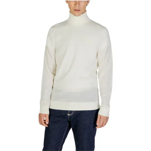 Woll Turtle Neck Strickwaren Kollektion , Herren, Größe: XL - Calvin Klein Jeans - Modalova