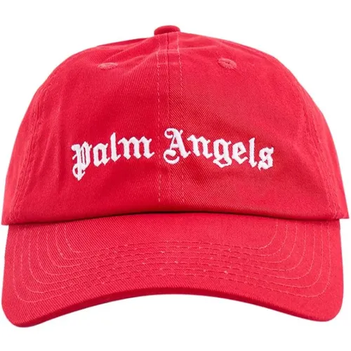 Baseball Cap with Embroidered Logo , male, Sizes: ONE SIZE - Palm Angels - Modalova