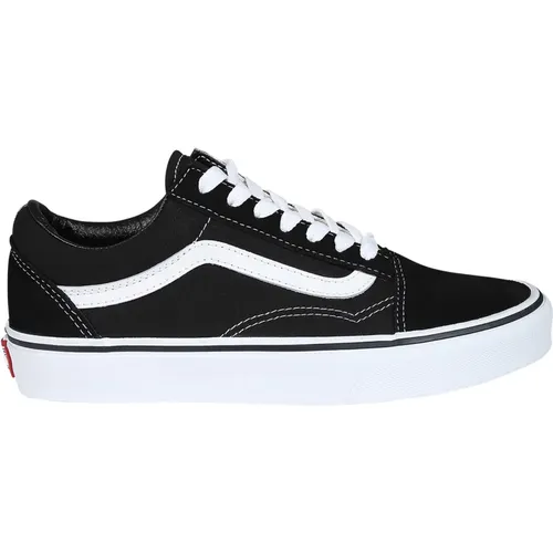 Leather and Canvas Sneakers , female, Sizes: 3 UK - Vans - Modalova