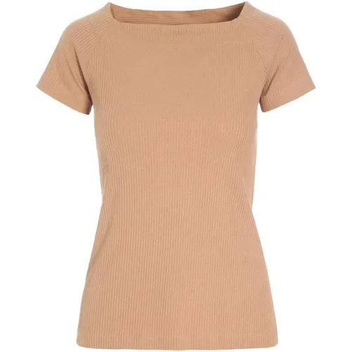 Terracotta Rib T-Shirt , female, Sizes: S, XL, XS, L, 2XL, M - Bitte Kai Rand - Modalova