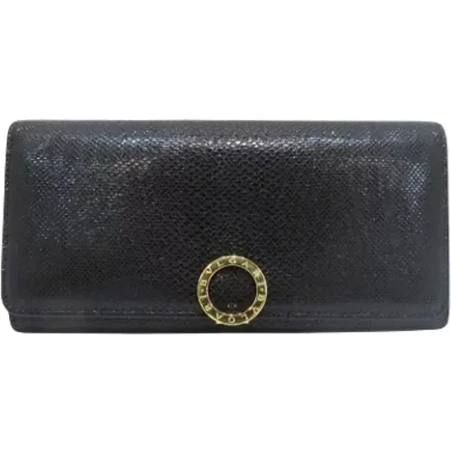 Pre-owned Leather wallets , female, Sizes: ONE SIZE - Bvlgari Vintage - Modalova