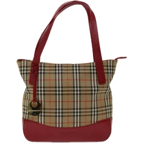 Pre-owned Canvas totes , female, Sizes: ONE SIZE - Burberry Vintage - Modalova