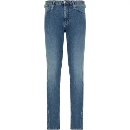 Slim-fit 5 Taschen Jeans , Herren, Größe: W33 - Emporio Armani - Modalova