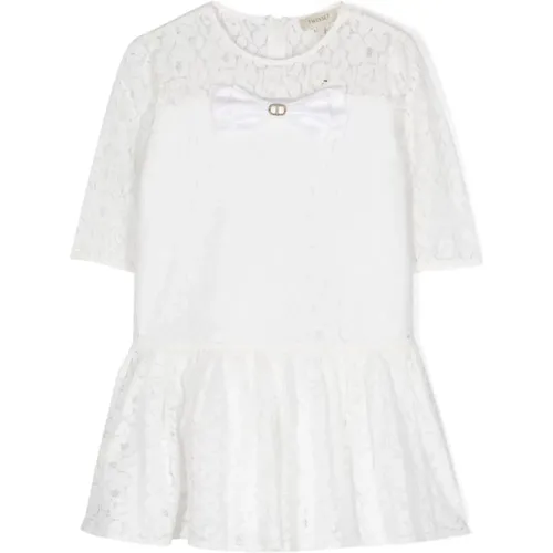Weißes Kleid Set Elegant Twinset - Twinset - Modalova