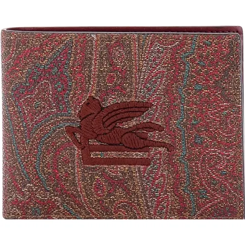 Wallet with Card and Coin Compartments , male, Sizes: ONE SIZE - ETRO - Modalova