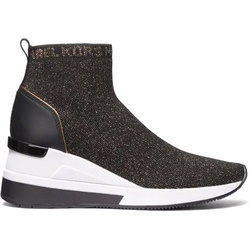 Metallic Stretch Knit Sock Sneakers , Damen, Größe: 37 1/2 EU - Michael Kors - Modalova