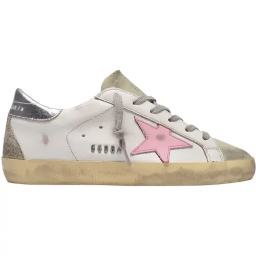 Leather sneakers , female, Sizes: 2 UK - Golden Goose - Modalova