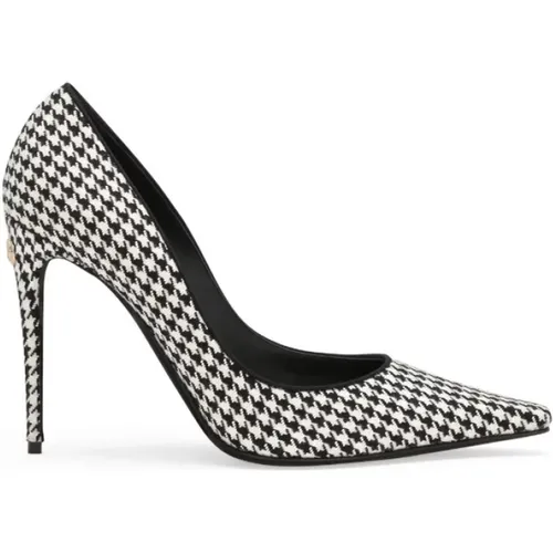 Stiletto Pumps with Houndstooth Pattern , female, Sizes: 4 UK, 7 1/2 UK, 5 UK, 5 1/2 UK, 6 UK, 3 UK, 6 1/2 UK - Dolce & Gabbana - Modalova