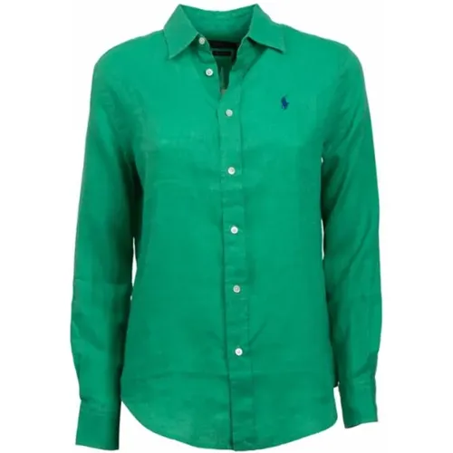 Button Front Shirt , female, Sizes: L, XS, M - Polo Ralph Lauren - Modalova