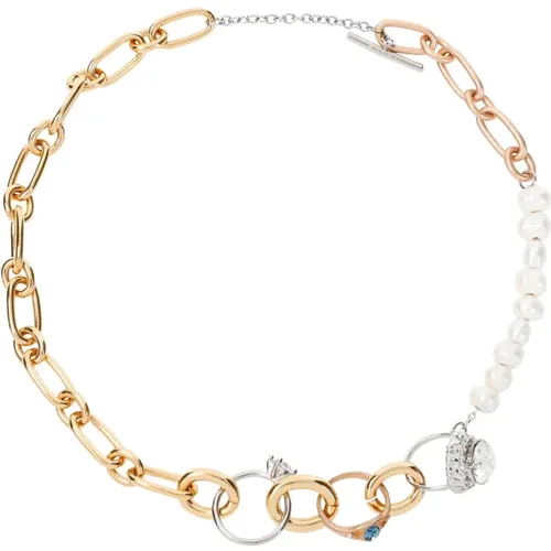 Messing Halskette Tiefes Gold Y9060 - Marni - Modalova
