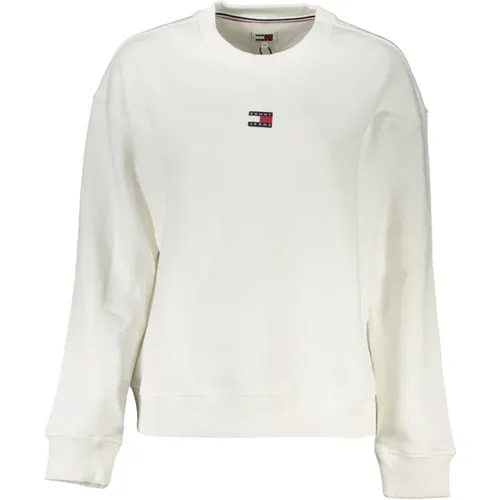 Long Sleeve Sweatshirt Embroidered Logo , female, Sizes: M, XL, L, XS - Tommy Hilfiger - Modalova