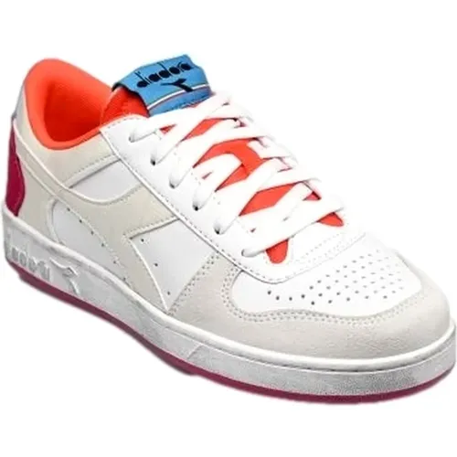 Magic Basket Low Sneakers , Damen, Größe: 36 EU - Diadora - Modalova