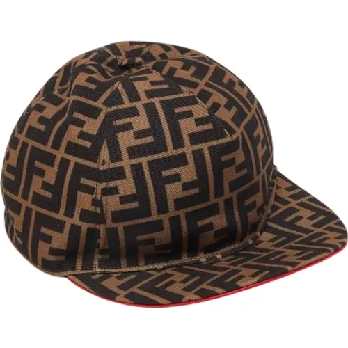 Pre-owned Canvas hats , female, Sizes: ONE SIZE - Fendi Vintage - Modalova