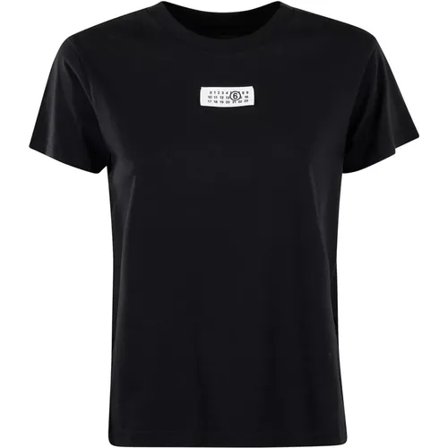 Casual Cotton T-Shirt for Men , female, Sizes: S - MM6 Maison Margiela - Modalova