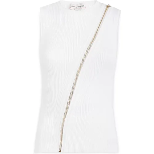 Sleeveless Top , female, Sizes: M, XL, S, L - alexander mcqueen - Modalova