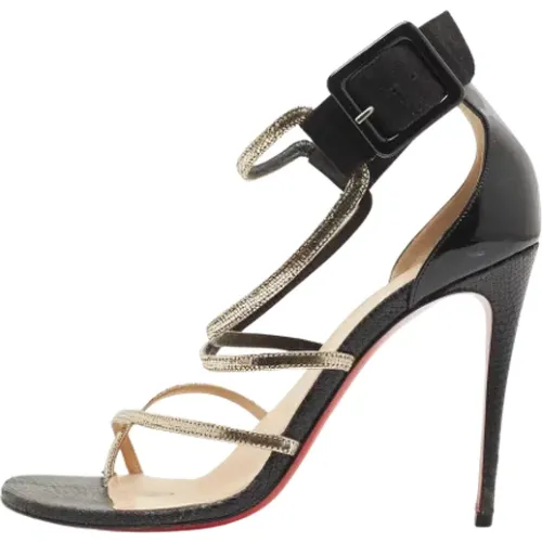 Pre-owned Leder sandals , Damen, Größe: 38 EU - Christian Louboutin Pre-owned - Modalova