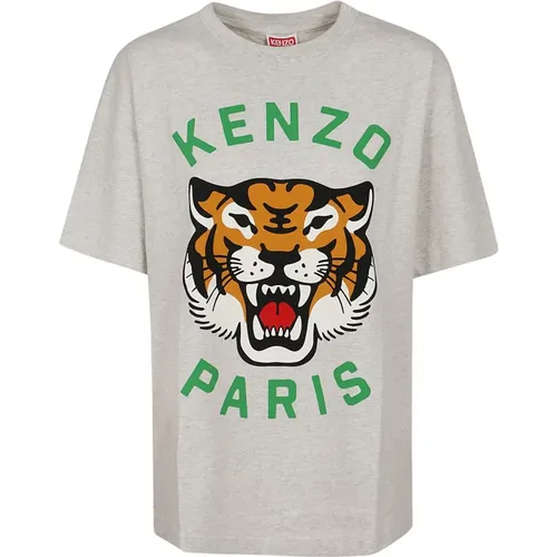 Grey T-Shirts Polos for Women , female, Sizes: XL, M, S, L, XS - Kenzo - Modalova