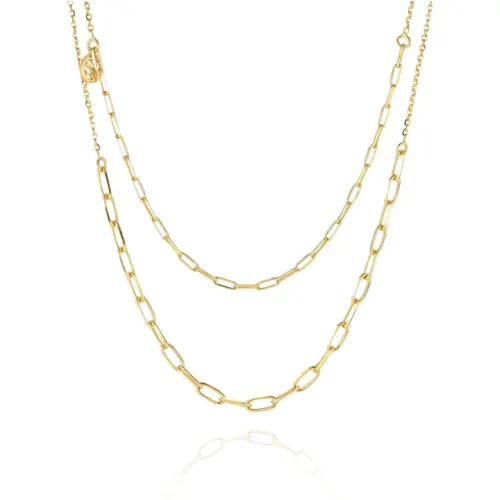 Vergoldete Sterling Silberkette , Damen, Größe: ONE Size - Sif Jakobs Jewellery - Modalova
