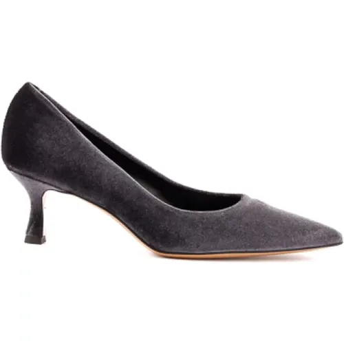 Grey Half Heel Shoes , female, Sizes: 5 UK, 4 UK - Guglielmo Rotta - Modalova