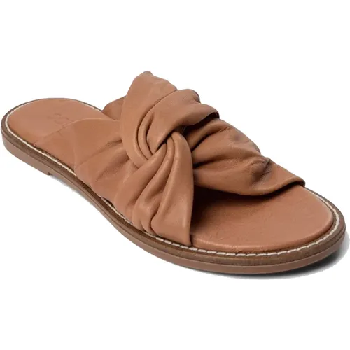 Tan Sandal Shoes Boots , female, Sizes: 4 UK, 5 UK, 6 UK - Sofie Schnoor - Modalova