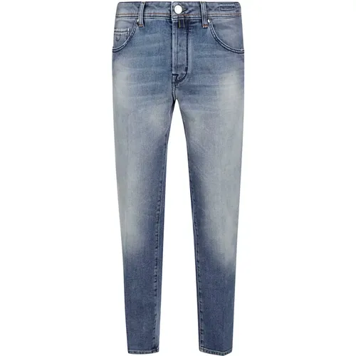 Hellblaue Slim Fit Denim Jeans - Jacob Cohën - Modalova