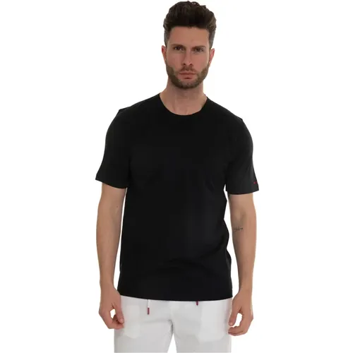 Stilvolles Baumwoll-T-Shirt , Herren, Größe: XL - Kiton - Modalova