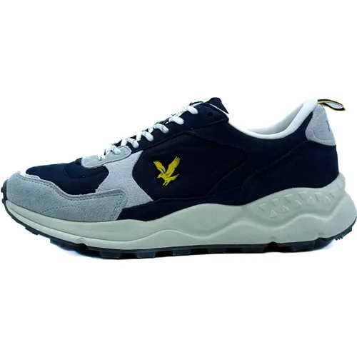 Blaue Sneakers Girvan Modell , Herren, Größe: 42 EU - Lyle & Scott - Modalova