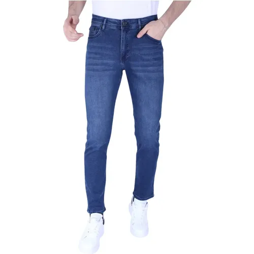 Stylische Regular Fit Super Stretch Jeans Für Männer - True Rise - Modalova