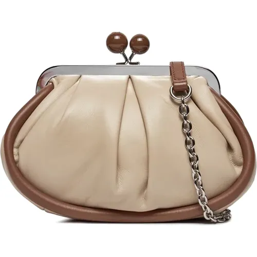 Leather Crossbody Clutch Bag , female, Sizes: ONE SIZE - Max Mara - Modalova