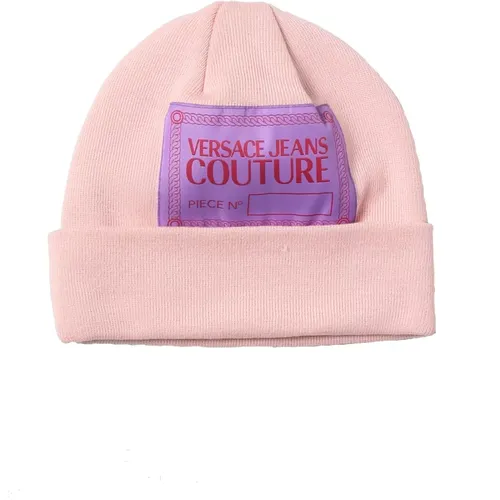 Piece Number Beanie , female, Sizes: ONE SIZE - Versace Jeans Couture - Modalova