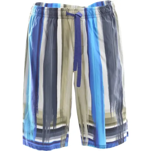 Striped Bermuda Shorts for Men , male, Sizes: XS - Dolce & Gabbana - Modalova