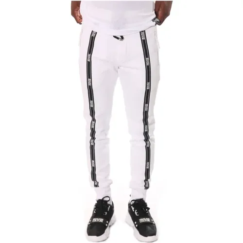 Weiße Jogginghose mit Iconic Logo , Herren, Größe: M - Versace Jeans Couture - Modalova