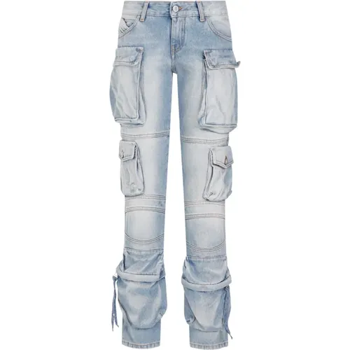 Denim Long Pants , female, Sizes: W25, W27, W26 - The Attico - Modalova