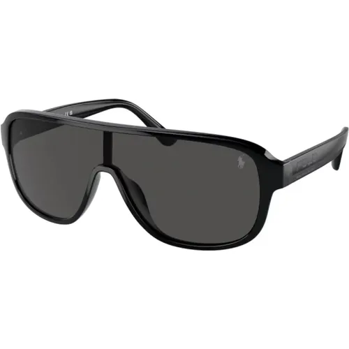 Sporty and Casual Sunglasses with Dark Grey Lenses , unisex, Sizes: 34 MM - Ralph Lauren - Modalova