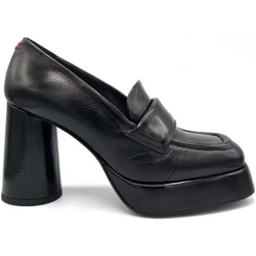 Patent Leather Loafer , female, Sizes: 6 UK, 5 UK, 3 UK - Halmanera - Modalova