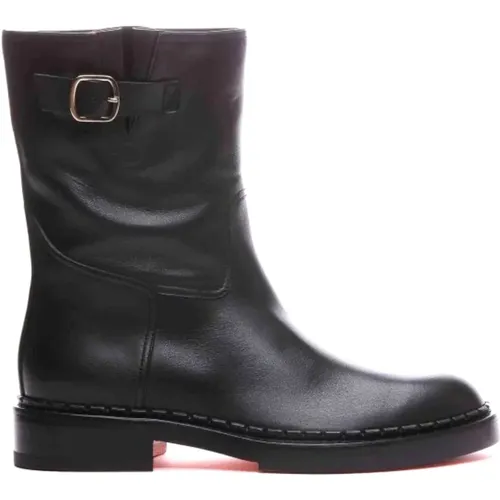 Classic Leather Boot , female, Sizes: 4 UK, 3 UK, 7 UK - Santoni - Modalova