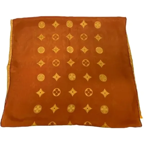 Pre-owned Silk scarves , female, Sizes: ONE SIZE - Louis Vuitton Vintage - Modalova