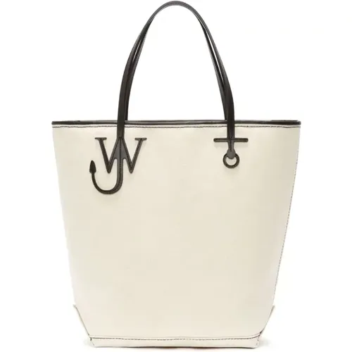 Signature JW-Initials Leather Trim Bag , female, Sizes: ONE SIZE - JW Anderson - Modalova