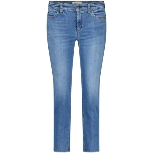 Skinny Jeans mit mittlerer Taille für Frauen , Damen, Größe: XS - CAMBIO - Modalova