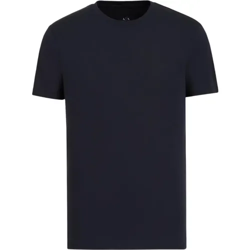 T-shirts and Polos U MM Giro Pima , male, Sizes: XL, S, L, M - Armani Exchange - Modalova