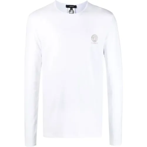 Stylisches Baumwoll-T-Shirt Versace - Versace - Modalova