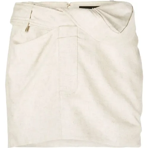 Bahia Twist-Detail Miniskirt , female, Sizes: S - Jacquemus - Modalova