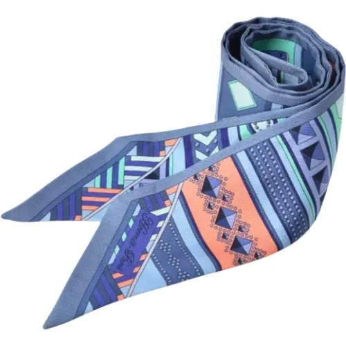 Pre-owned Canvas scarves , female, Sizes: ONE SIZE - Hermès Vintage - Modalova