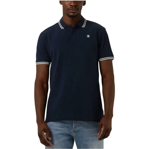 Slim Stripe Polo T-shirt Blau - G-Star - Modalova