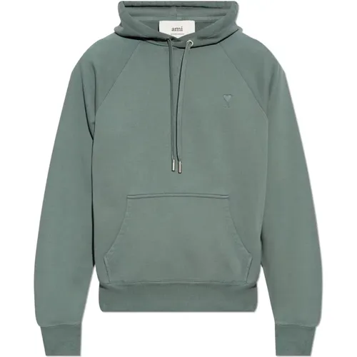 Sweatshirt mit Logo , Herren, Größe: S - Ami Paris - Modalova