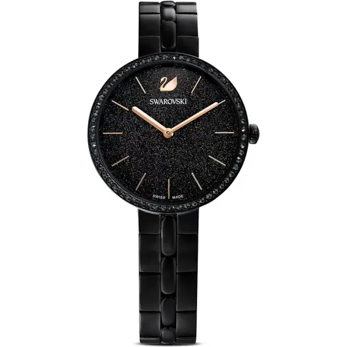 Elegant Cosmopolitan Watch with Crystal Accents , female, Sizes: ONE SIZE - Swarovski - Modalova