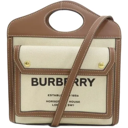 Pre-owned Canvas handbags , female, Sizes: ONE SIZE - Burberry Vintage - Modalova