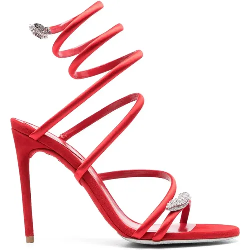 Strappy Sandals , female, Sizes: 3 1/2 UK - René Caovilla - Modalova