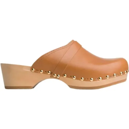 Rock Clog mit Goldenen Nieten , Damen, Größe: 36 EU - Youyou - Modalova