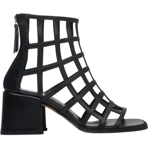 Women`s Block Heel Gladiator Sandals Er00111350 , female, Sizes: 6 UK, 4 UK - Estro - Modalova